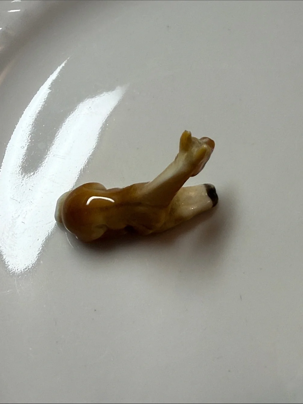 Vintage miniature ceramic horse figurines